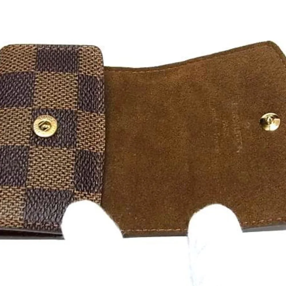 Louis Vuitton Damier Cufflinks Case Accessory Small Bag